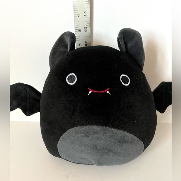 Black Vampire Bat Plush Toy Bat Stuffed Animal Vampire Bat Halloween Goth Punk - Picture 5 of 5